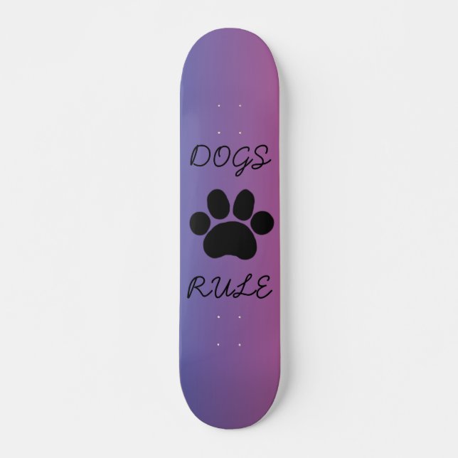 HUNDE-RULE-Skateboard Skateboard (Vorne)