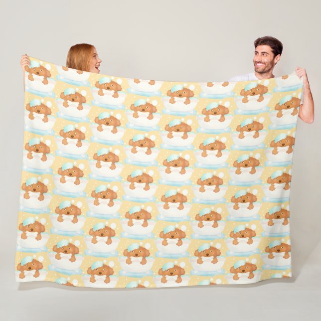 Hunde Salon Fleecedecke (Beispiel)