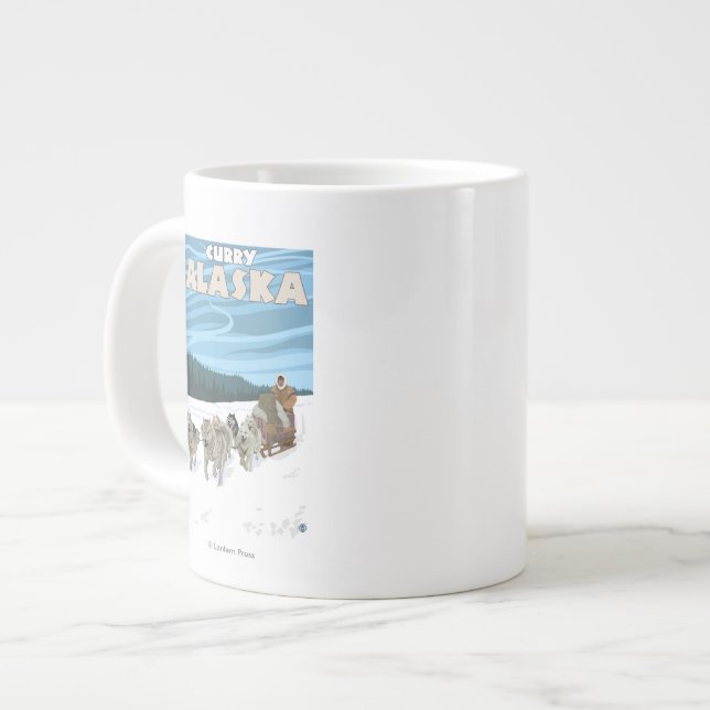 Hunde-Schildkröte - Curry, Alaska Jumbo-Tasse (Vorderseite Links)