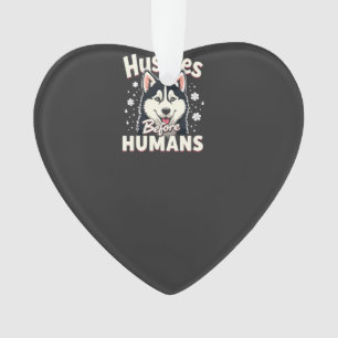 Hunde-Schlittenfahren Mushing-Abenteuer Husky-Team Ornament