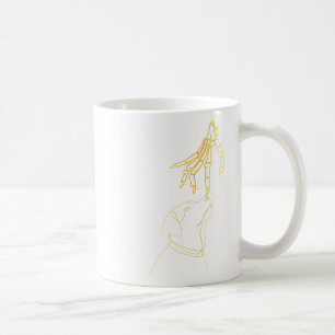 Hunde schwarz Lover Skeleton Hand Funny Halloween Kaffeetasse