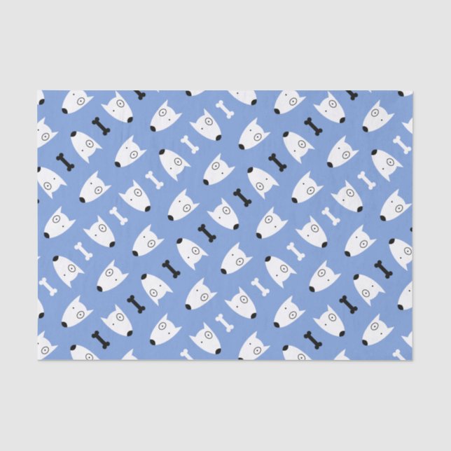 Hunde Seidenpapier (Vorderseite)