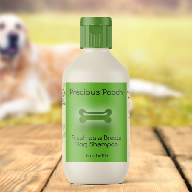 Hunde-Shampoo-Seifensiegel (grün) (Von Creator hochgeladen)
