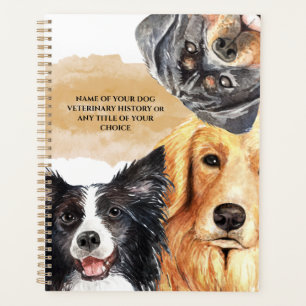 Hunde sieht sich großen Rassen Aquarellkunst gege Planer