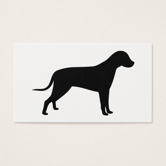 Hunde-Silhouette (Vorderseite)