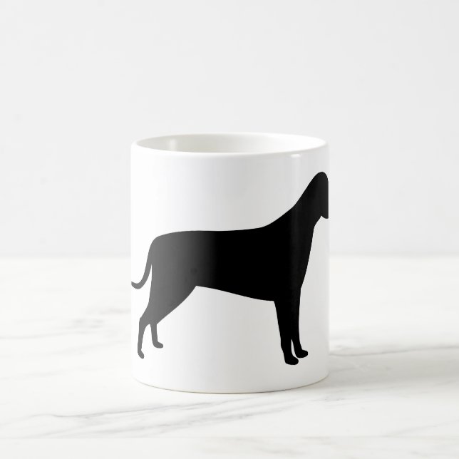 Hunde-Silhouette Tasse (Mittel)