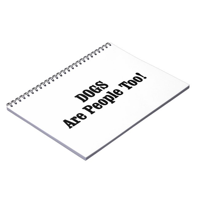 Hunde sind auch Menschen! Notizblock (Linke Seite)