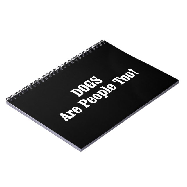 Hunde sind auch Menschen! Notizblock (Linke Seite)