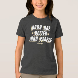 Hunde sind besser [was/crm] Tri-Blend shirt