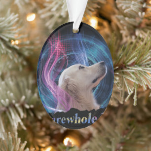 Hunde sind das ganze Leben lang farbenfroh Ornament