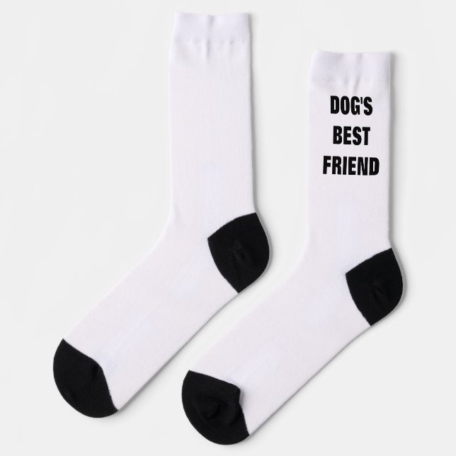 Hunde sind die besten Freunde-Socken Socken (Linkes Detail)