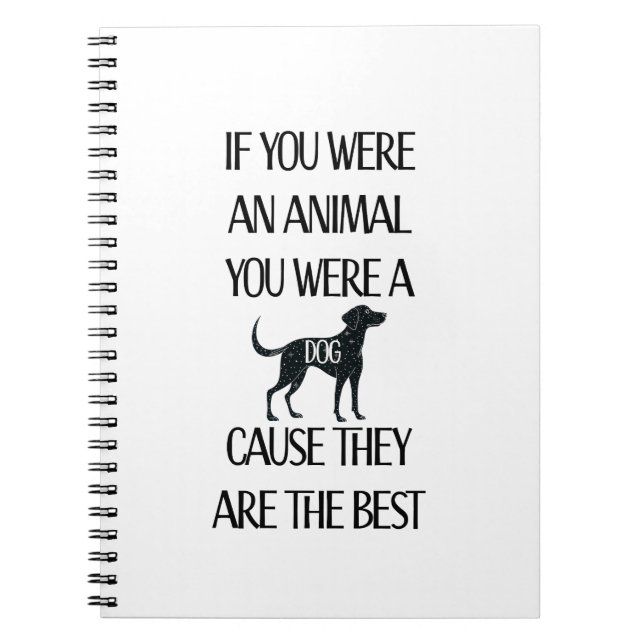 Hunde sind die besten. Perfektes Geschenk für den  Notizblock (Vorderseite)