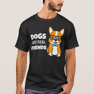 Hunde sind echte Freunde Junge T-Shirt