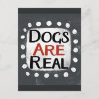 Hunde sind echte Postkarte