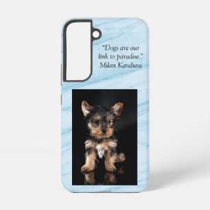 Hunde sind ein Link zum Marmorhintergrund Samsun Samsung Galaxy Hülle
