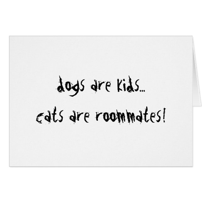 Hunde sind Kinder (Vorderseite (Horizontal))