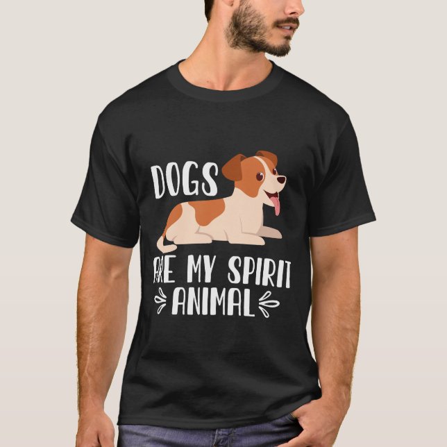 Hunde sind mein Geist T-Shirt (Vorderseite)