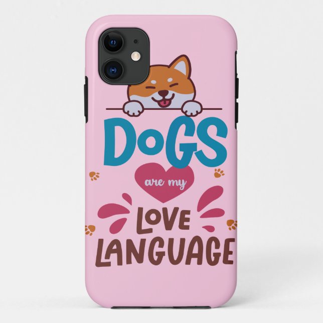 Hunde sind meine Liebe Case-Mate iPhone Hülle (Rückseite)