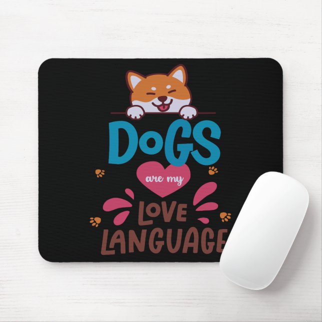 Hunde sind meine Liebe Mousepad (Mit Mouse)