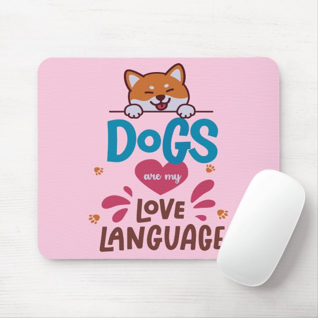Hunde sind meine Liebe Mousepad (Mit Mouse)