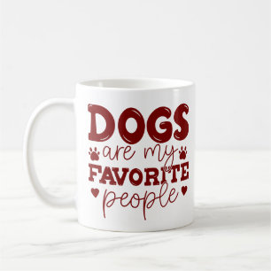 Hunde sind meine Lieblings-Mama Kaffeetasse