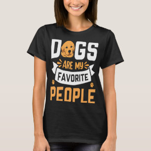 Hunde sind meine Lieblingsmenschen Golden Retrieve T-Shirt