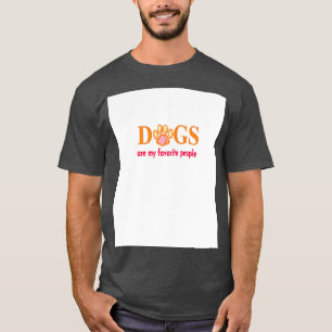 Hunde sind meine Lieblingsmenschen Grafik 1 T-Shirt