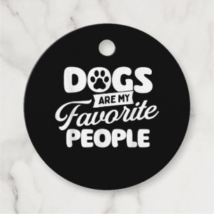 Hunde sind meine Lieblingsmenschen - Hundebesitzer Geschenkanhänger