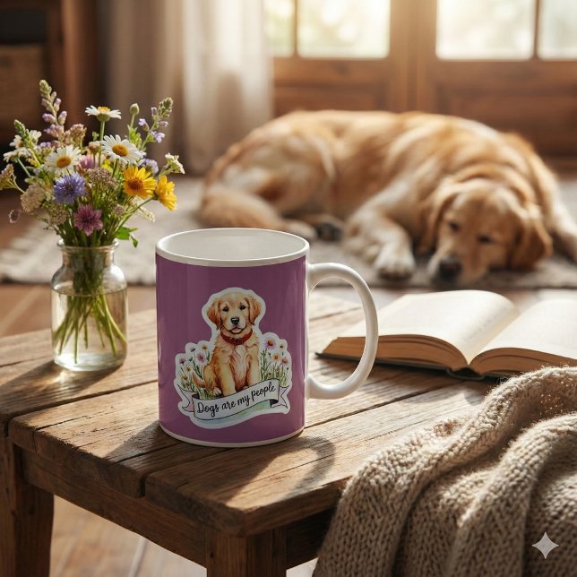Hunde sind meine Tasse (This adorable, "Dogs are my people" mug would make a great gift for the dog lover in your life! )