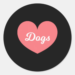 Hunde sind, was ich Liebe viel mehr als mein Freun Runder Aufkleber