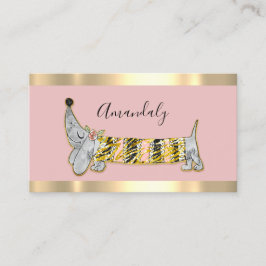 Hunde-Sitter-Boutique-Pflege-Rose des Hauses Visitenkarte