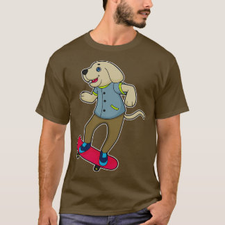 Hunde Skater Skateboard 1 T-Shirt