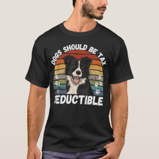 Hunde sollten abzugsfähig sein Zitat Lustiger Doga T-Shirt