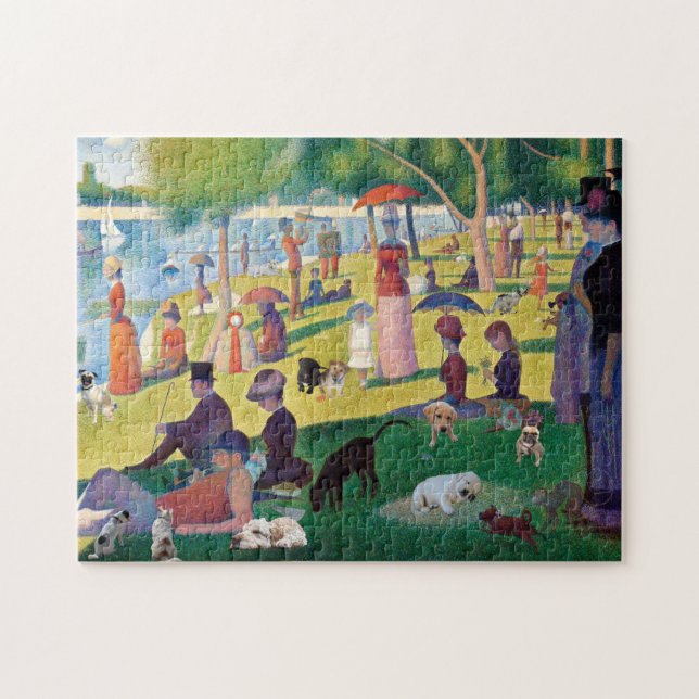 Hunde sonntags-Ansammlung Puzzle (Horizontal)