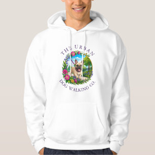 Hunde-Spaziergang-Business-Hoodie mit Französische Hoodie