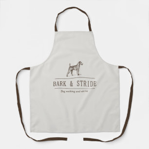 Hunde-Spaziergang-Geschäfts-Branding-Schürze mit Q Schürze