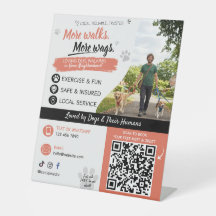 Hunde Spaziergang Haustiersitting mit QR-Code Gesc