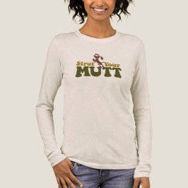 Hunde Spaziergang Stolzieren Sie Ihren Mutt  Tri-Blend Shirt