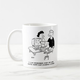 Hunde spielen Computerspiele Kaffeetasse