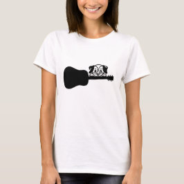 Hunde spielen Gitarre T-Shirt