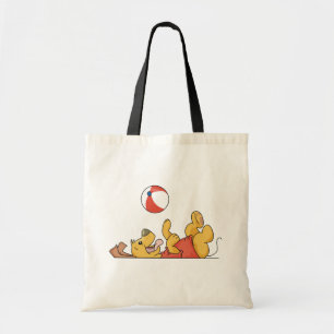 Hunde spielen mit Kugelschreibern und Geschenken Tragetasche