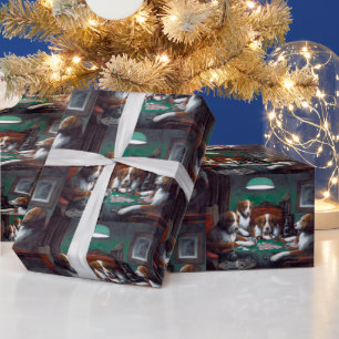 Hunde spielen Poker Cassius Marcellus Coolidge 189 Geschenkpapier