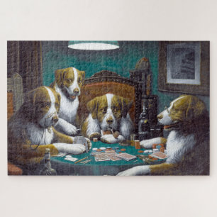 Hunde spielen Poker Cassius Marcellus Coolidge 189 Puzzle