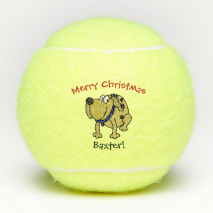 Hunde Spielzeug Niedlichen Weihnachten Tennisbälle