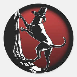 Hunde Sticker Jagd Hunde Kunst Sticker