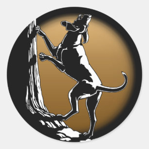 Hunde Sticker Jagd Hunde Kunst Sticker