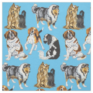 Hunde Stoff