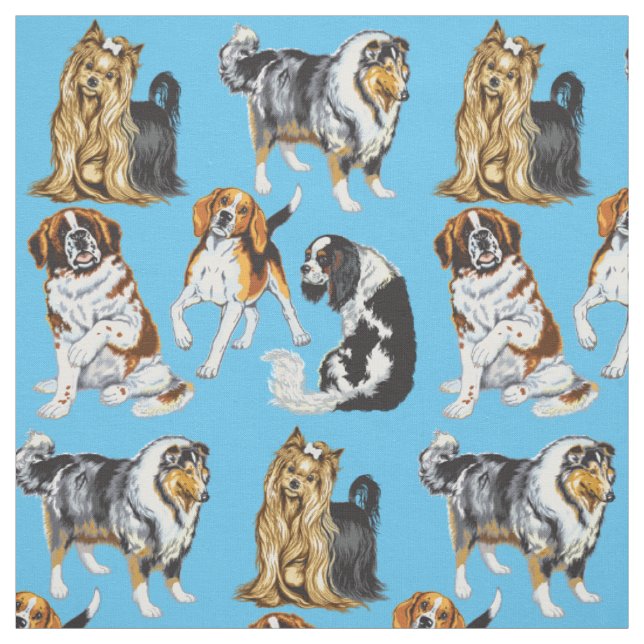 Hunde Stoff (Muster)