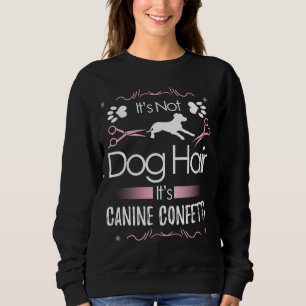 Hunde Stylist Grooming Niedlich Groomer Vet Xmas B Sweatshirt
