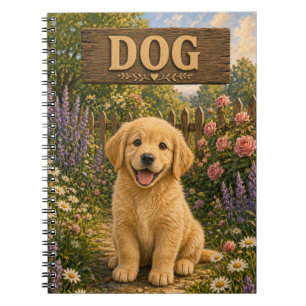 Hunde süße Babygeschichtenbuch Kinderzimmer Tier Notizblock